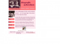 biografie-schreiben.ch Webseite Vorschau