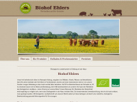 biohof-ehlers.de Webseite Vorschau