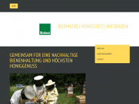 bioimkerei-honigsuess.de Webseite Vorschau