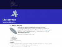 bioindikator-diatomeen.de Webseite Vorschau