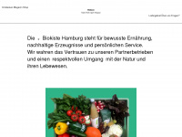 biokiste-hamburg.de Webseite Vorschau