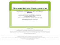 biomasse-heizung.at Webseite Vorschau