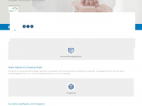 biomed.ch Webseite Vorschau