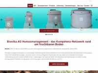 bionika.ch Webseite Vorschau