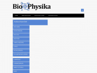 biophysika.de Webseite Vorschau