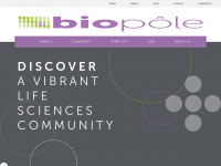 biopole.ch Webseite Vorschau