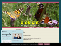 biosicht.de Webseite Vorschau