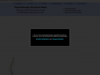 physiotherapie-weber.de Webseite Vorschau