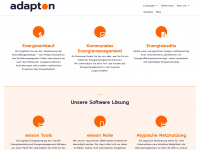 adapton.de Webseite Vorschau