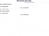 nanette-scriba.de Webseite Vorschau