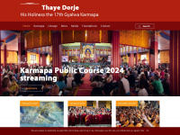 karmapa.org Webseite Vorschau