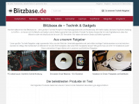 blitzbase.de Webseite Vorschau