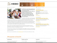 hebo-privatschule.de Webseite Vorschau