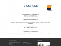 biosticks.de Webseite Vorschau