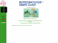 biotechnologie-kempe.de Webseite Vorschau