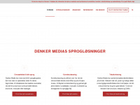 denkermedia.dk Webseite Vorschau