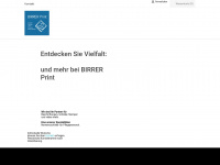 birrer-print.ch Webseite Vorschau