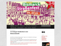 bismarckstrassenfest.de Webseite Vorschau