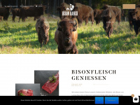 bison-ranch.at Webseite Vorschau