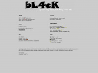bl4ck.de Webseite Vorschau