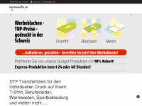 blachenprinz.ch Webseite Vorschau