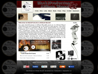 black2production.de Webseite Vorschau