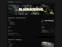 blackacidevilmusic.wordpress.com Webseite Vorschau