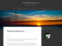 blackwhitegreen.wordpress.com Webseite Vorschau