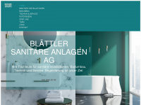 blaettler-sanitaer.ch Webseite Vorschau