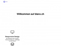 blanx.ch Webseite Vorschau