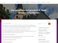 blasiikirche-nordhausen.de Webseite Vorschau