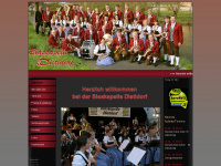 blaskapelle-dietldorf.de Webseite Vorschau
