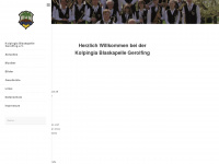 blaskapelle-gerolfing.de Webseite Vorschau