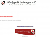 blaskapelle-lehmingen.de Webseite Vorschau