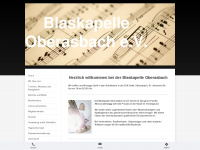 blaskapelle-oberasbach.de Webseite Vorschau