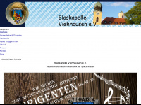 blaskapelle-viehhausen.de Webseite Vorschau