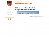 blasmusik-pinzgau.at Webseite Vorschau