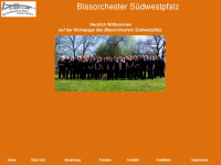 blasorchester-suedwestpfalz.de Webseite Vorschau