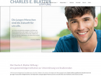blatterstiftung.ch Webseite Vorschau
