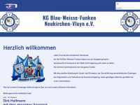 blau-weisse-funken-neukirchen-vluyn.de Webseite Vorschau