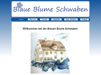 blaue-blume-schwaben.de Webseite Vorschau