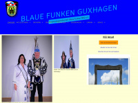 blauefunken-guxhagen.de Webseite Vorschau