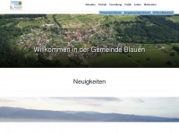 blauen.ch Webseite Vorschau