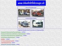blaulichtfahrzeuge.de Webseite Vorschau