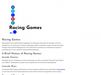 racing-games.org Webseite Vorschau