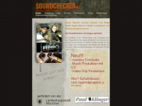 soundchecker.net Webseite Vorschau