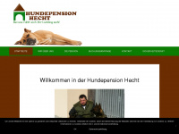 hundepension-hecht.de Webseite Vorschau