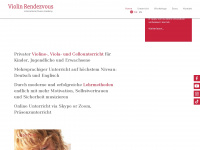 violinrendezvous.com Webseite Vorschau