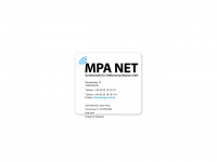 mpa-net.de Webseite Vorschau