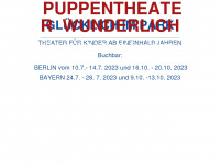 puppentheater-wunderlich.de Webseite Vorschau
